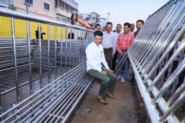 Pandian Reviewed Progress Of Puri SriMandir Redevelopment Project