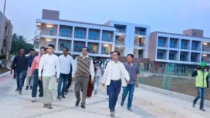 5T Chairman VK Pandian visits Odia Varsity At Satyabadi