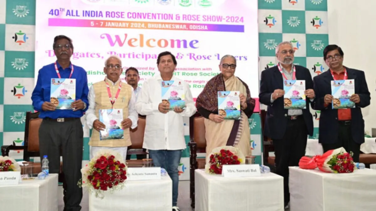All India Rose Convention & Rose Exhibition Inaugurated At KIIT