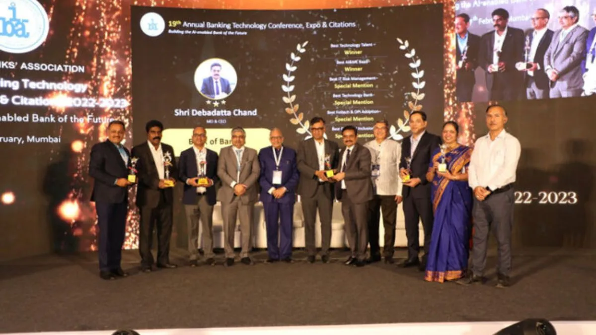 Bank of Baroda Bags “Best AI & ML Bank” And “Best Technology Talent” Awards