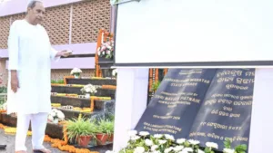 CM Naveen Lays Foundation Stone For Redevelopment of Harekrushna Mahatab State Library 