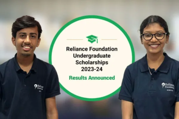 Giving Wings To 5,000 More Dreams: Reliance Foundation UG Scholarships 2023–24 Results Announced