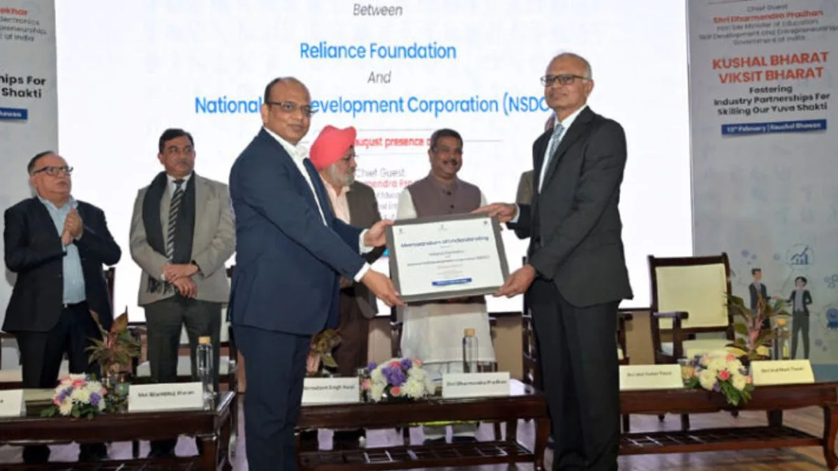 Reliance Foundation Partners With National Skill Development Corporation To Impact Half A Million Youth