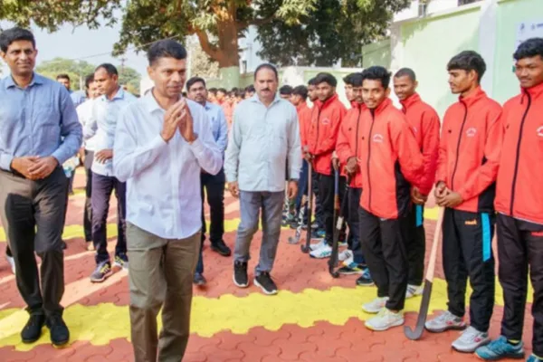 5T Chairman Kartik Pandian Visits Upcoming Sports Facilities in Rourkela