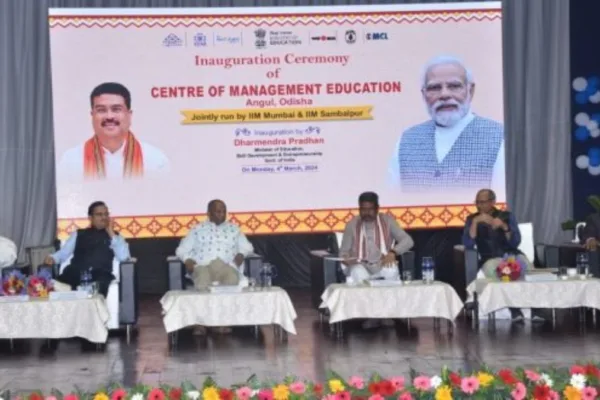 Union Minister Dharmendra Pradhan inaugurates the Center of Management Education at NALCO