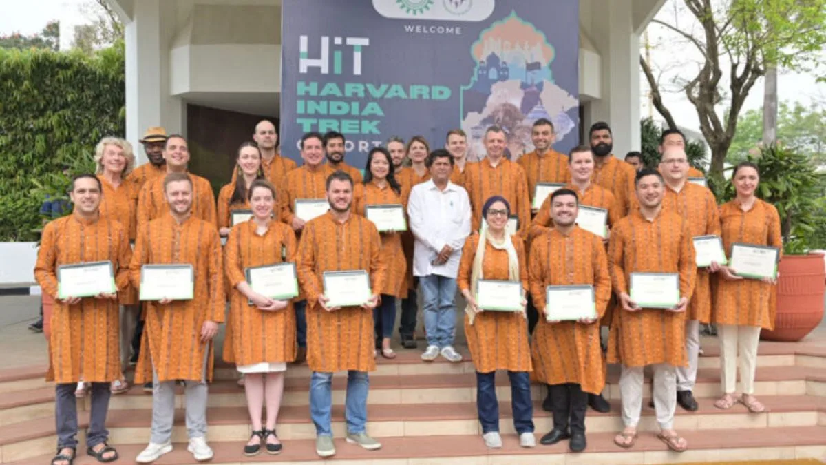 Delegates Of Harvard India Trek Initiative Visit KIIT and KISS