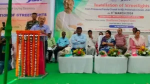 JSW Foundation Lays Foundation Stone For Streetlight Installation Project