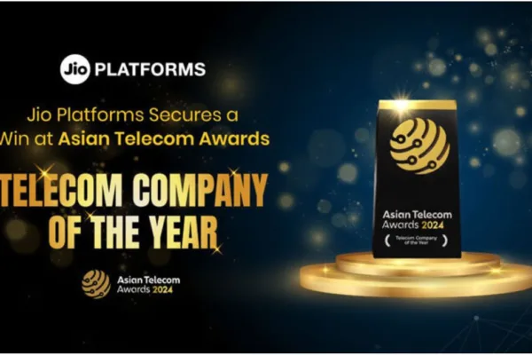 Jio Platforms receives ‘Telecom Company Of The Year’ Title At Asian Telecom Awards 2024