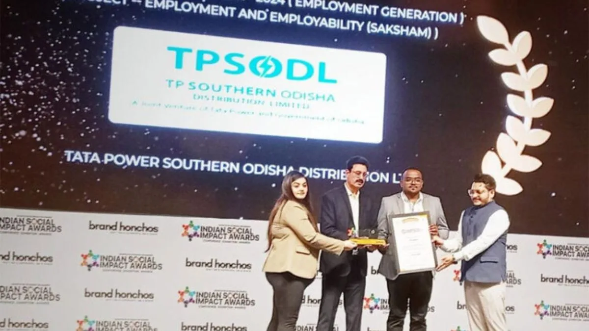 TPSODL Receives ‘Best CSR Project Of The Year Award’