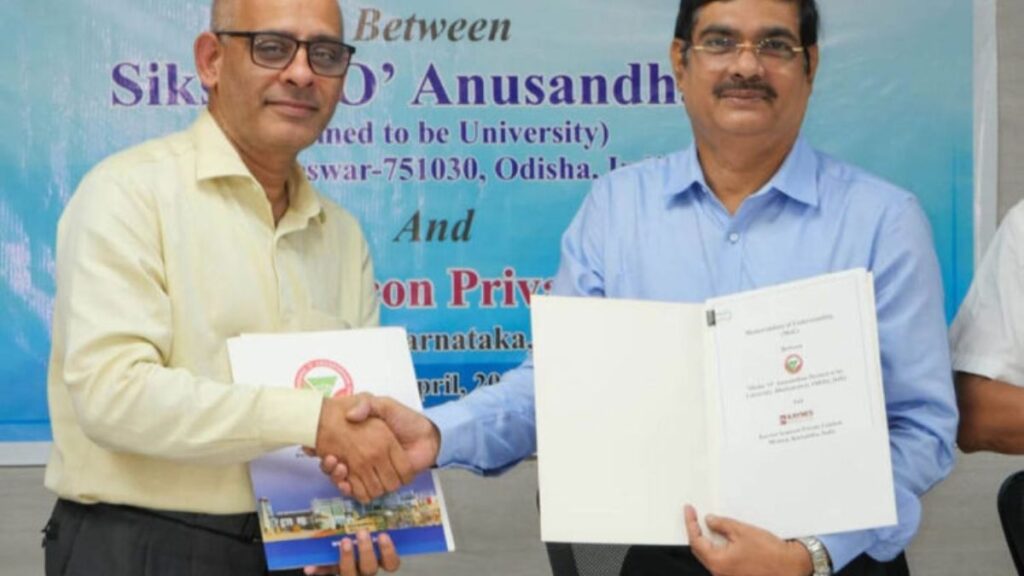 SOA Enters Into MoU With Kaynes Semicon In   Semiconductor Field 