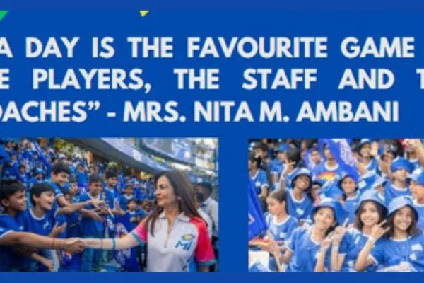Nita M Ambani: “ESA Day Is The Favourite Game Of The Players, The Staff And The Coaches”