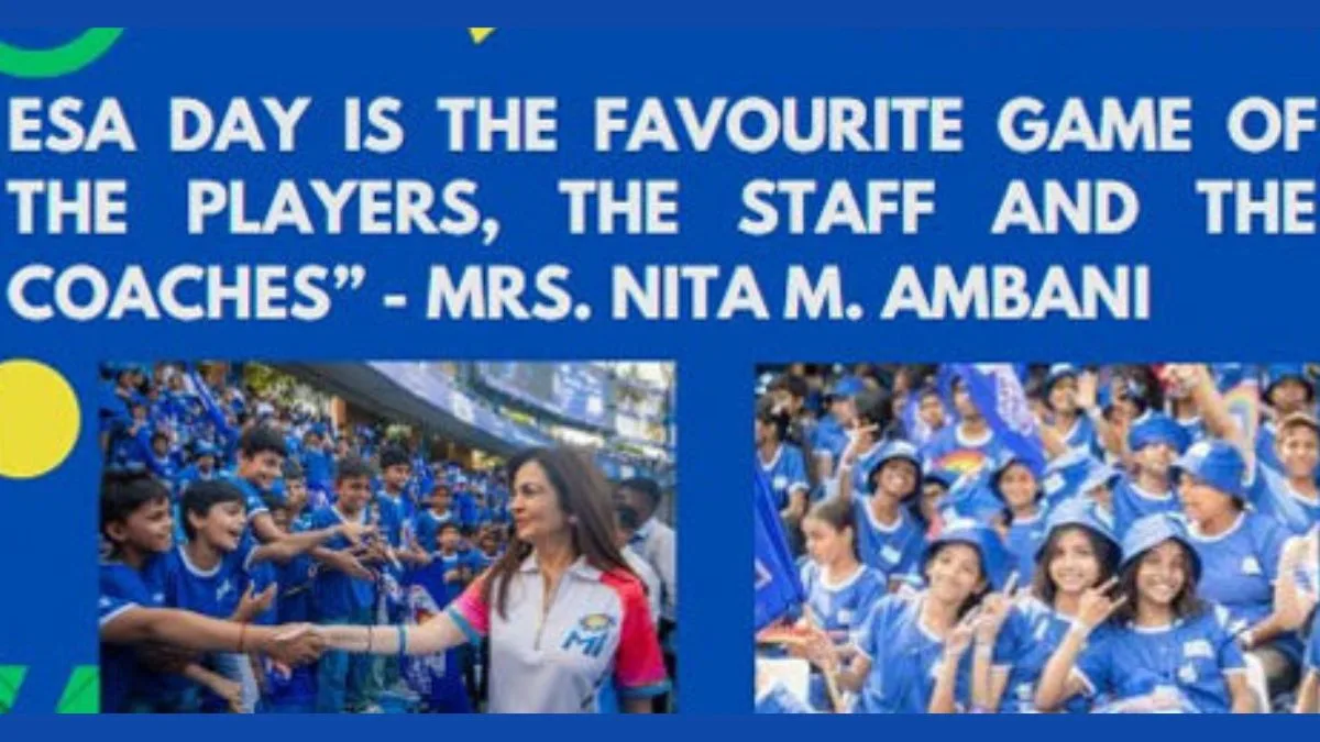 Nita M Ambani: “ESA Day Is The Favourite Game Of The Players, The Staff And The Coaches”