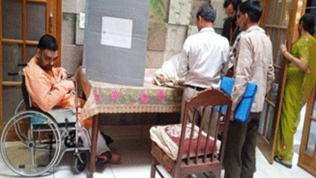 ECI walks the extra mile to reach at the doorstep of elderly and PwD voters