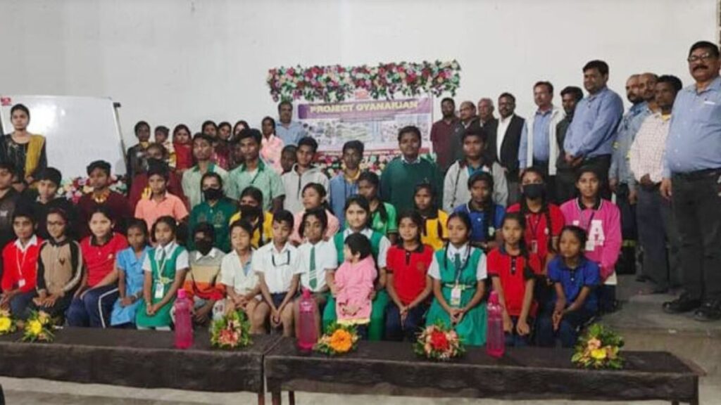 Hindalco’s Project GYANARJAN trains students at Hirakud 